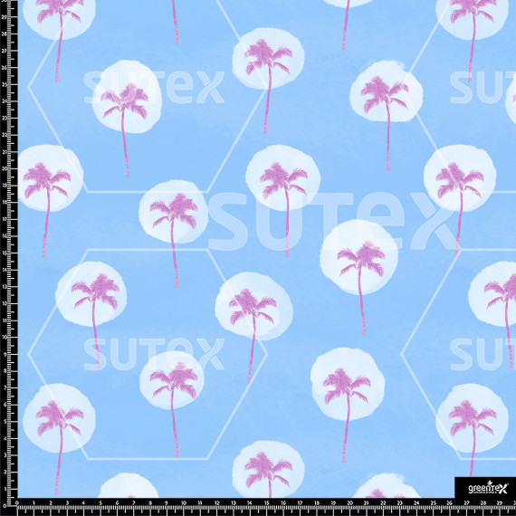 360908 AQ PALM BARBIE BLUE AQ