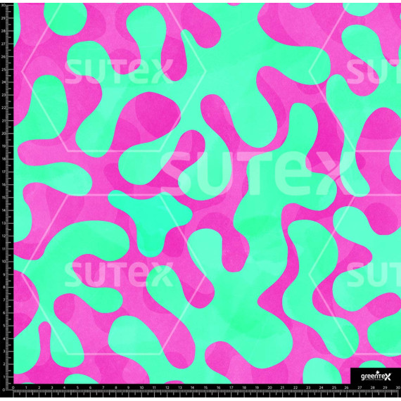 360671 BB B PRINT CORALS ABSTRACT 3 B