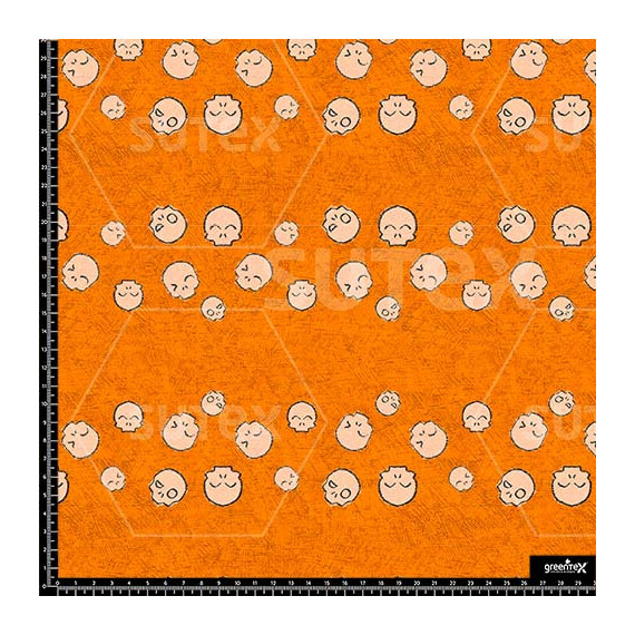 365185 ER LINEAS CALAVERAS NARANJA ER