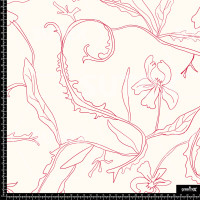 369799 ML HILO ROJO FLORAL ML