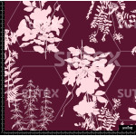 370206 FLORES SILUETAS VINO Z