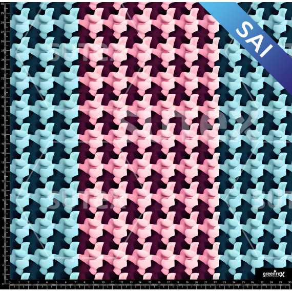 369538 KNITTED HOUNDSTOOTH 124 SAI DM