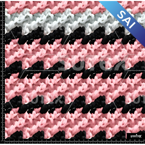 369539 KNITTED HOUNDSTOOTH 125 SAI DM