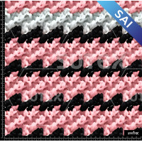 369539 KNITTED HOUNDSTOOTH 125 SAI DM