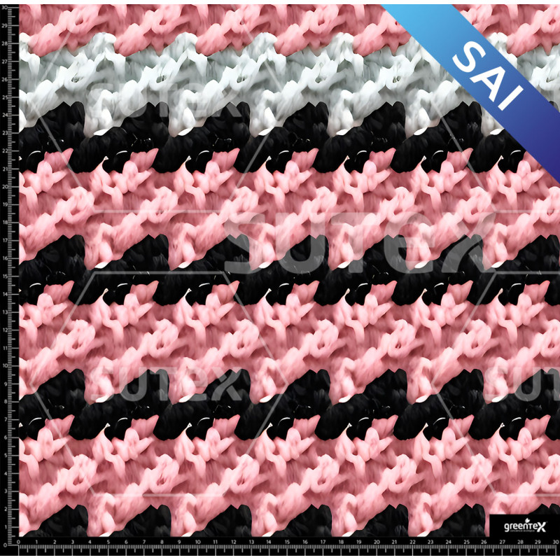 369539 KNITTED HOUNDSTOOTH 125 SAI DM