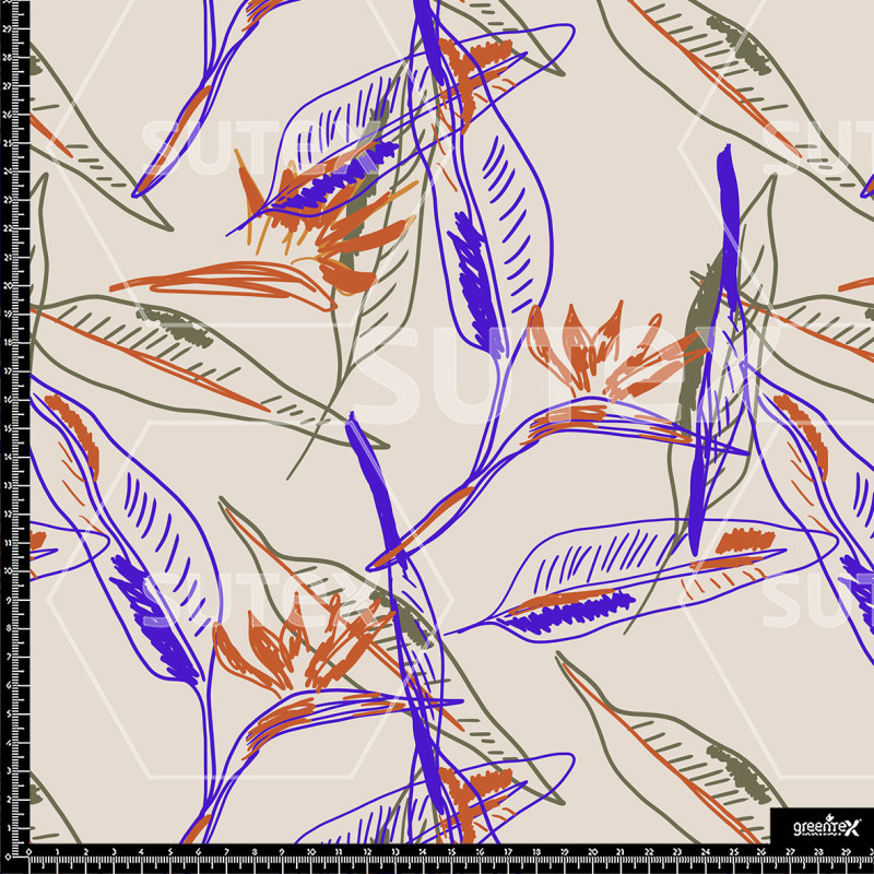 370516 AQ HANDMADE LEAVES AQ