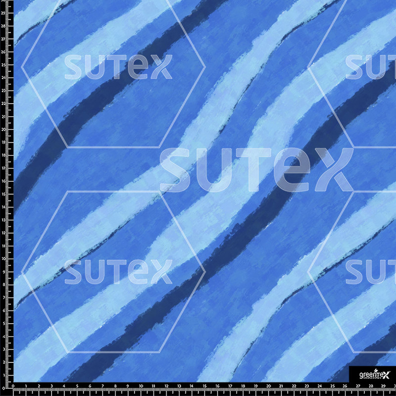 371559 AQ ABSTRACT GREEN LINES BLUE AQ