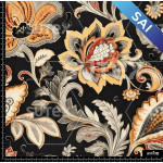 372665 SAI PAISLEY DROCO BLACK SAI X