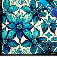 373005 SAI AZULEJOS FLORALES AR