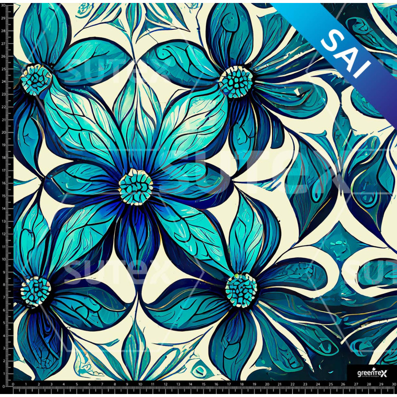 373005 SAI AZULEJOS FLORALES AR