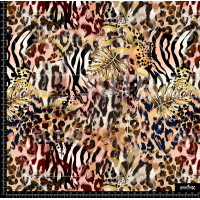 374773 FUSIONADOS ANIMAL PRINT ZEBRA RAMAS