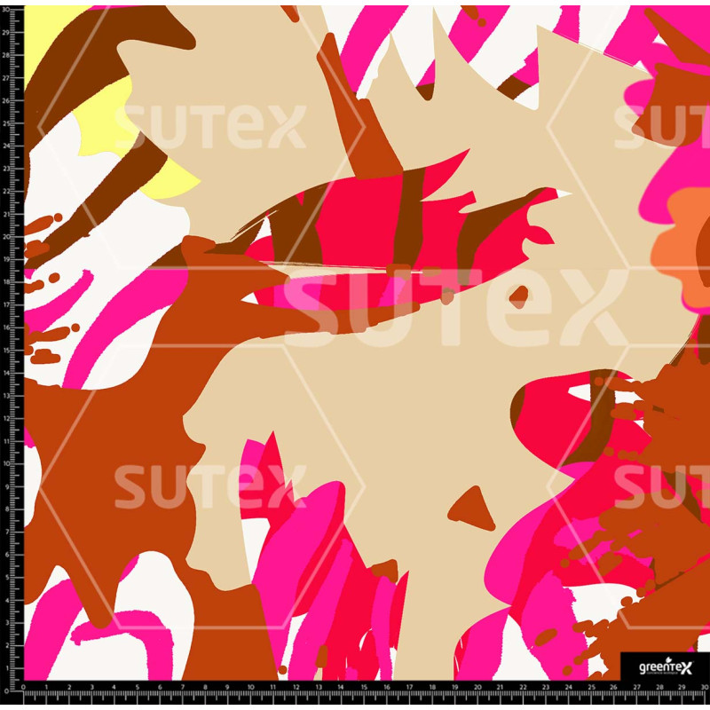 374863 FLORAL ABSTRACTO TERRA Z