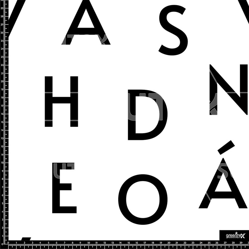 374809 AQ LETRAS NEGRAS AQ