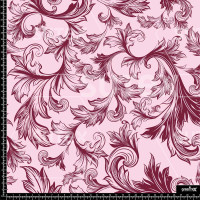375491 ER MAXI ORNAMENTO FLORAL VINO ER