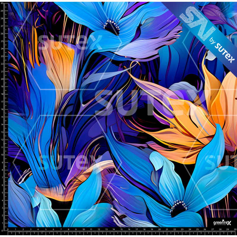 375476 SAI FLORAL AZULES Z