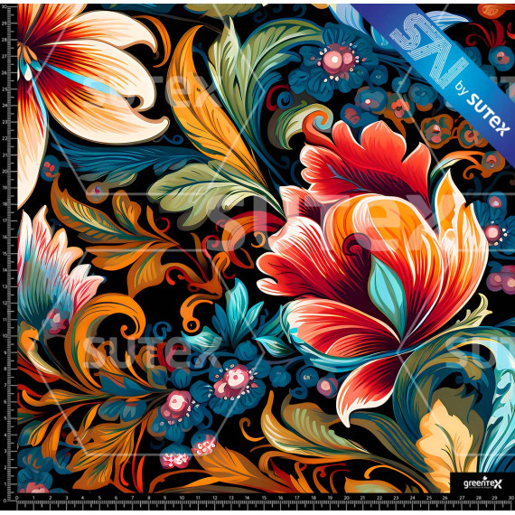 375780 SAI PAISLEY FLOWERS Z