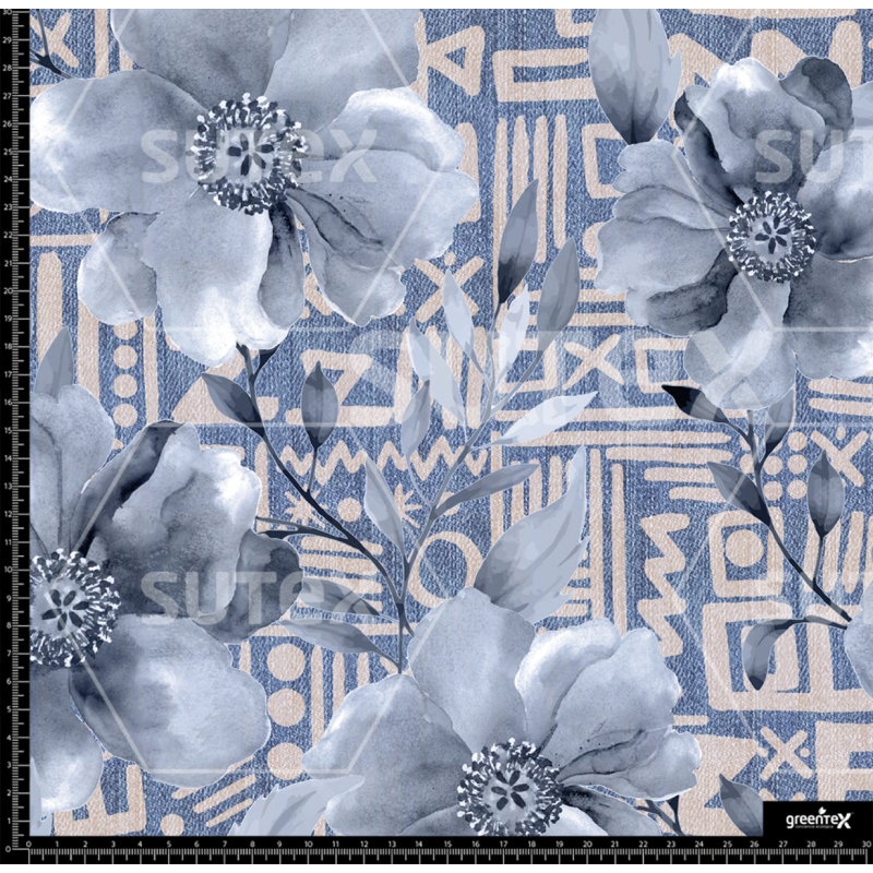376227 DENIM FLOR13 FS
