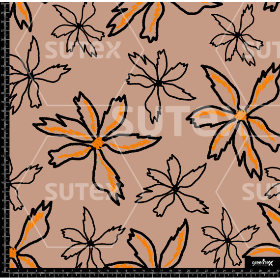 375712 AR FLORAL CONTORNO NEON AR