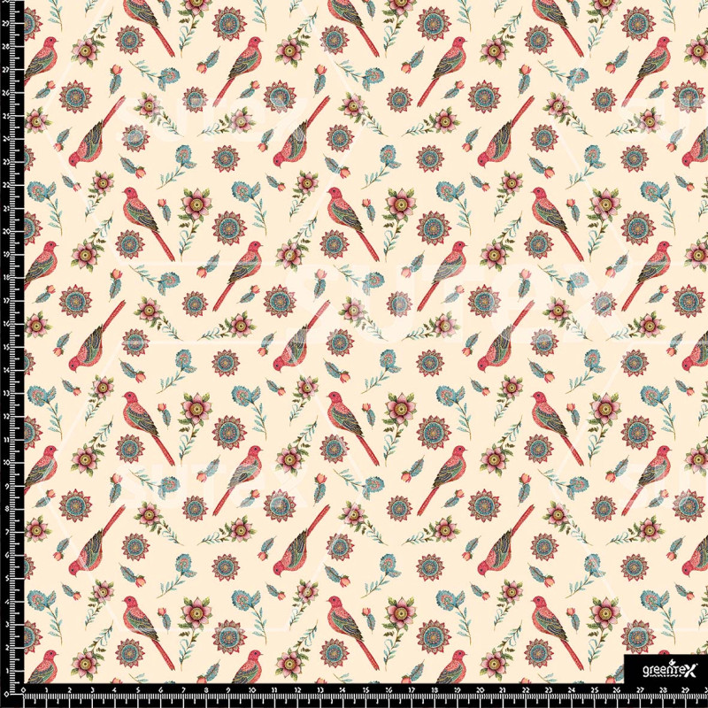 376532 AQ BIRDS EMBROI AQ