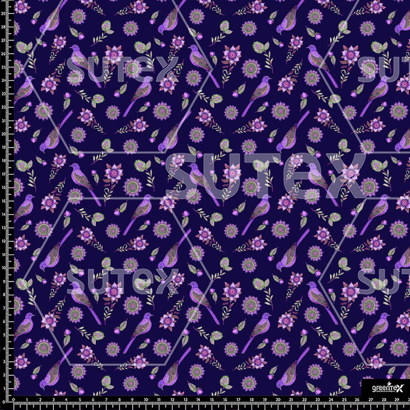 376752 AQ BIRDS EMBROI V2 AQ