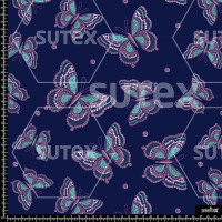 376796 AQ PUNCH NEEDLE BUTTERFLY AQ