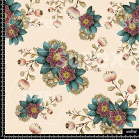 376761 AQ RIBBON FLORAL AQ