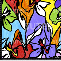 377540 BB BIG FLOWERS ARTISCTIC B