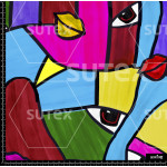 377522 BB ABSTRACTFACE COLOR B