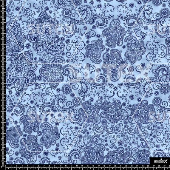 375016 ER PAISLEYS AQUA ER