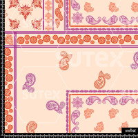 375021 ER PAISLEY PARCHWORK COLORFULL ER