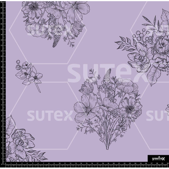 376289 DELINEADAS FLORES NEON Z