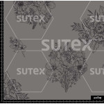 376291 DELINEADAS FLORES GRIS Z