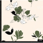 376543 FLORES DIBUJO SILUETAS OLIVA Z