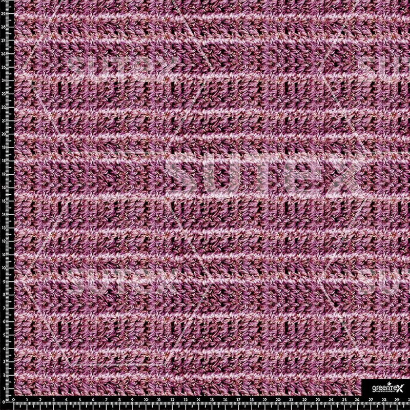 377003 ER TEJIDO CROCHET CUADOS UVA ER