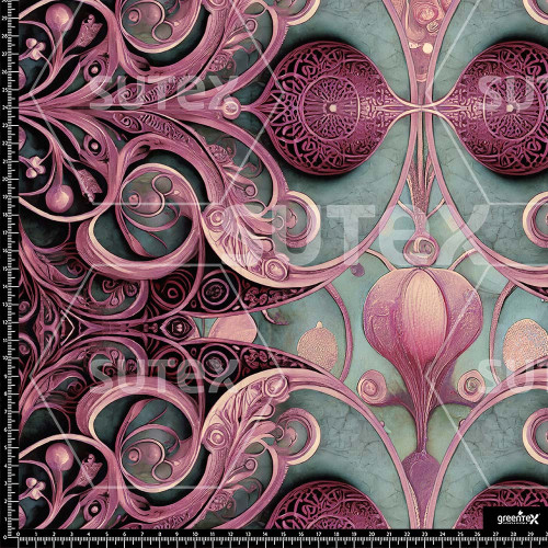 378123 ER ORNAMENTOS SURREALISTAS PINK ER