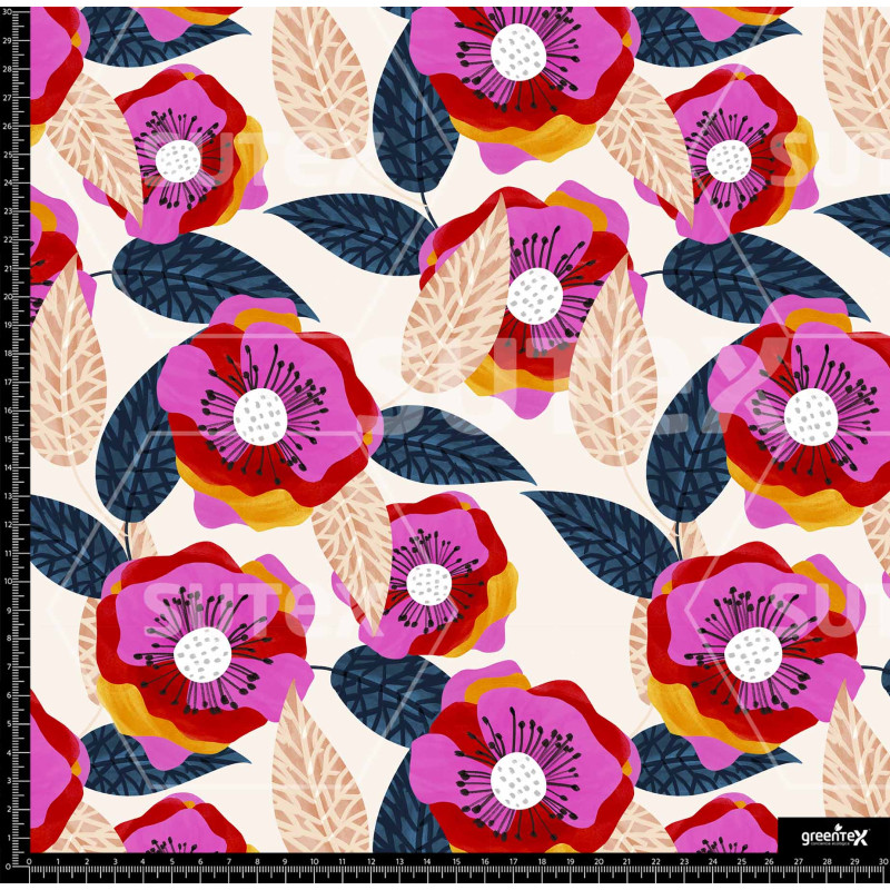 377470 BB FLORAL GARDEN DRAWING 8 B