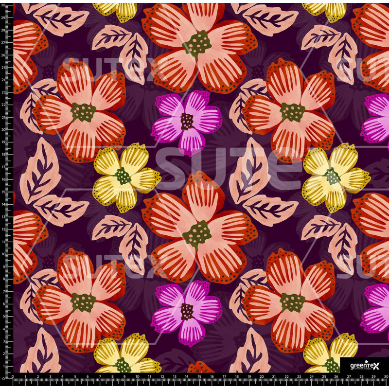 377468 BB FLORAL GARDEN DRAWING 6 B