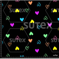 376841 CORAZONES COLORS NEON Z