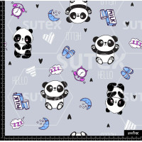 376848 PANDAS SLEEP GRIS Z