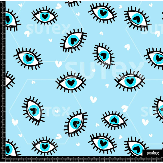 376860 OJOS AZULES NEON Z