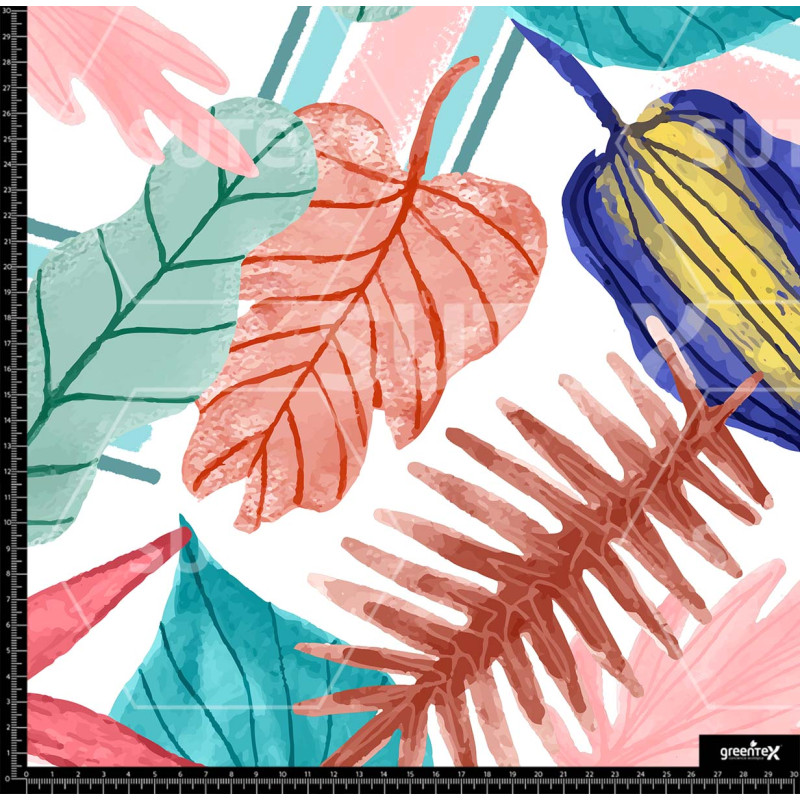 377386 HOJAS EN ACUARELA PASTEL Z