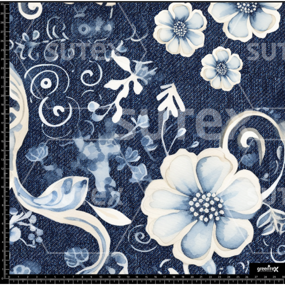376710 DENIM FLOR2 FS