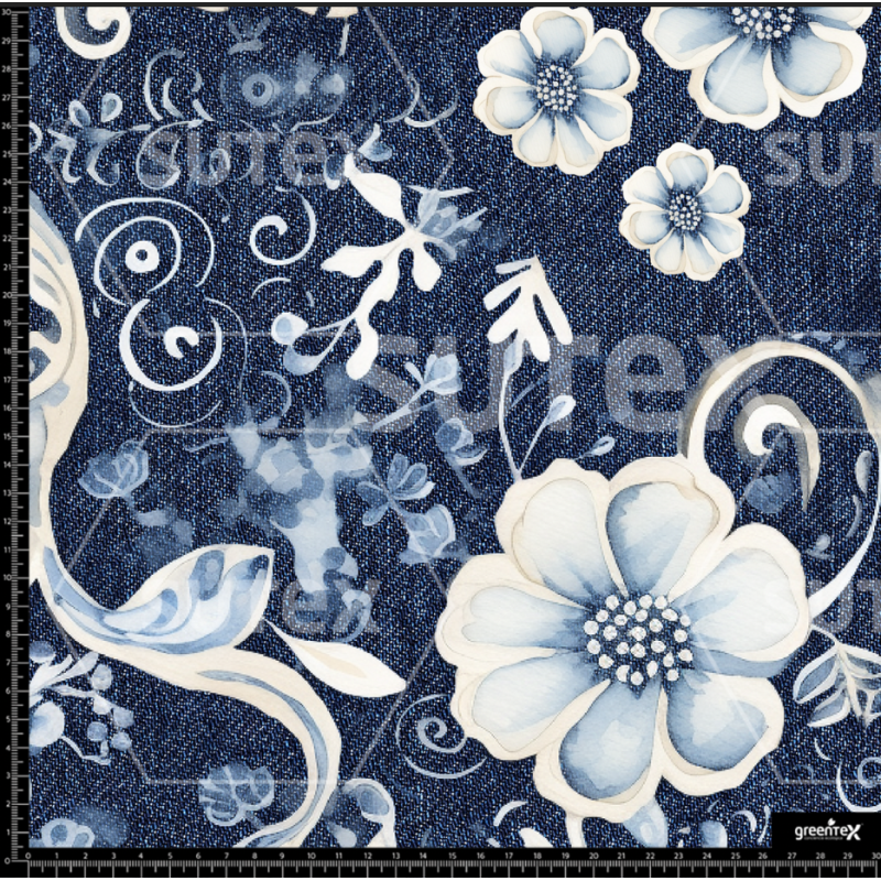 376710 DENIM FLOR2 FS