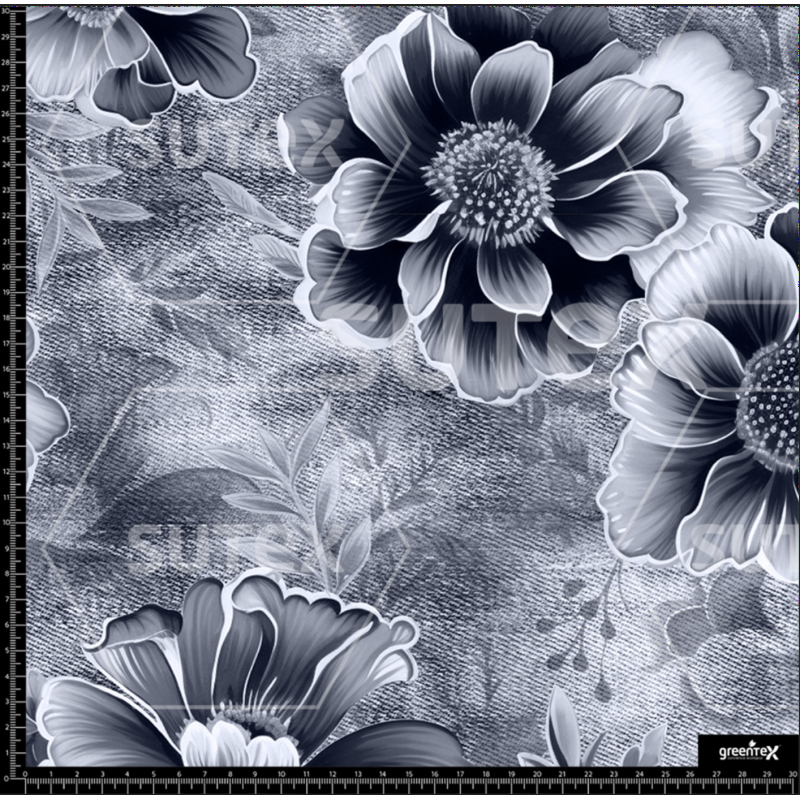 376713 DENIM FLOR7 FS