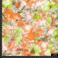 382203 ER ARTISTIC ABSTACT GARDEN ER