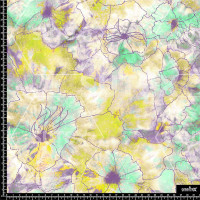 382204 ER ARTISTIC ABSTACT GARDEN VIOLETA ER