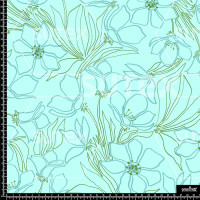 382207 ER ARTISTIC LINE GARDEN BLUE ER