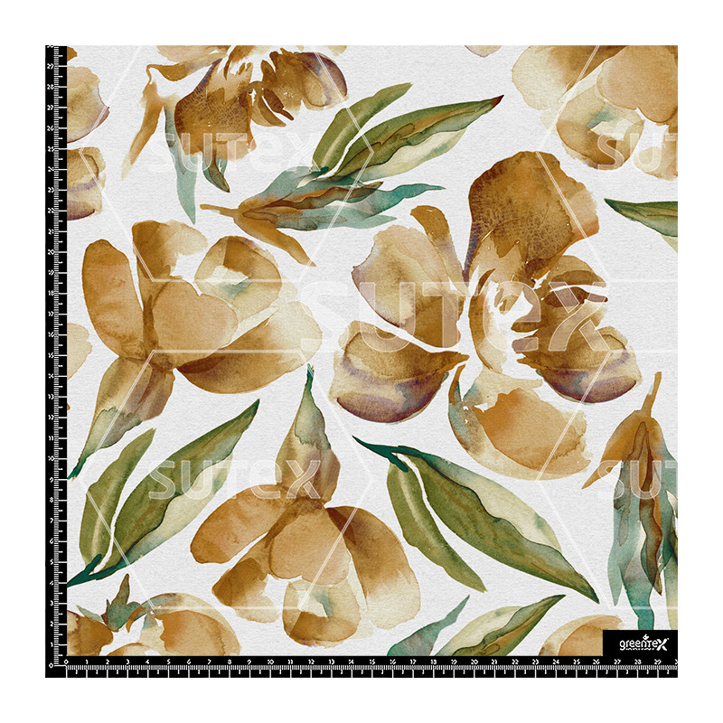 382209 ER WATERCOLOR ARTISTIC GARDEN BROWN ER