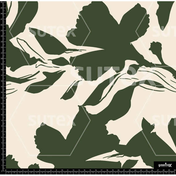 380935 AR SILUETAS FLORESS VERD AR