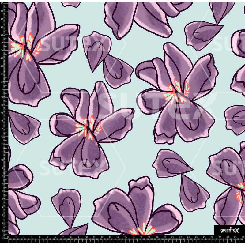 382186 AR FLORES PINTADAS VERD P2 AR